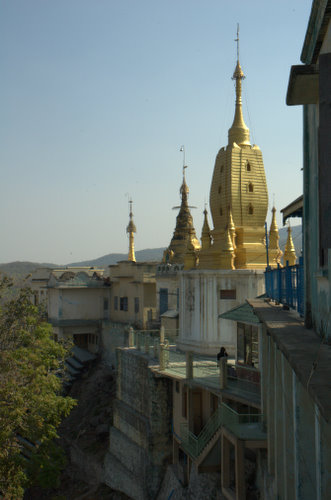 Side view, Mount Popa, Myanmar