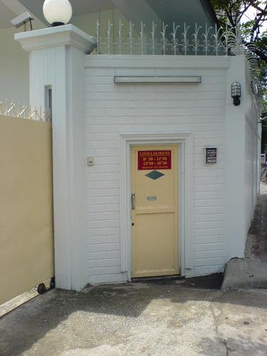 Vietnam Embassy Entrance Door, Bangkok