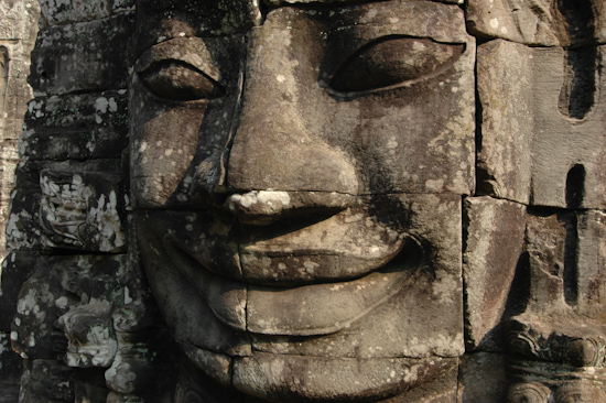 Face Of Jayavarman VII, Bayon Temple, Angkor, Cambodia