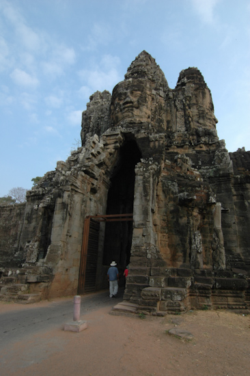 Entrance To Angkor Thom Fortress City