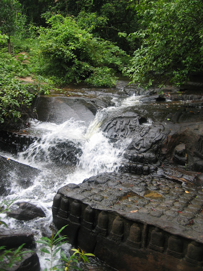 River Carvings, Kbal Spean, Cambodia