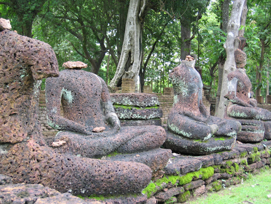 Buddha Ruins at Khampaeng Phet, Sukhothai