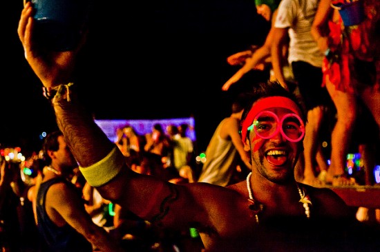 Partying At The Full Moon Party Koh Phangan Thailand © joestump