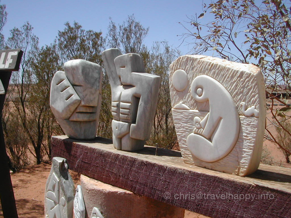 12 Years Of Travel Talc Alf Sculptures, Flinders Ranges, Australia